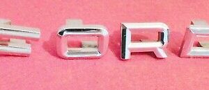 1949 Ford Car Sedan Coupe Convertible Custom NOS 'F O R D' HOOD EMBLEM LETTERS