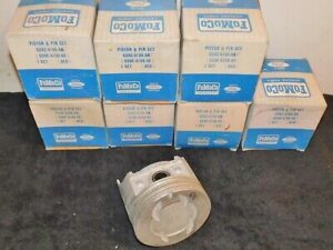 1963-1968 Ford Mustang Falcon Fairlane Mercury Cougar NOS 289 2V 4V Std PISTONS