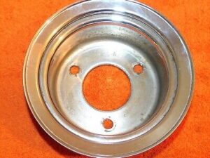 1965 1966 1967 Ford Mustang Fairlane Mercury Cougar CHROME ORIG 289 CRANK PULLEY