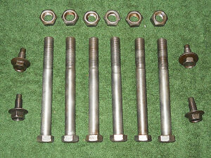 1959 1960 Lincoln Premiere Continental ORIG RADIATOR UPPER SUPPORT MOUNT BOLTS