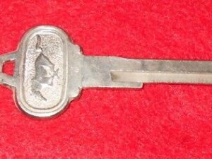 1965 1966 Mustang Fastback Convertible GT Shelby NOS TRUNK LOCK PONY KEY BLANK