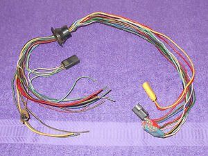 1967 Mustang Fastback Coupe Convertible Sprint UNDER HOOD To DASH WIRING PLUGS