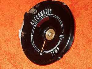 1967 Mercury Comet 202 Capri Caliente Cyclone GT Conv DASH ALTERNATOR TEMP GAUGE