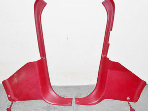1987 1988 1989 1990 1991 1992 1993 Mustang Convertible ORIG RED L+R KICK PANELS