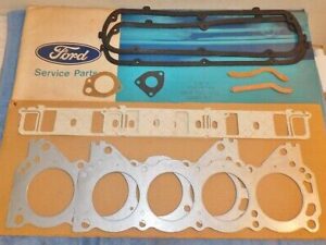 1962 1963 Ford Fairlane Galaxie Mercury Meteor NOS 221 V8 VALVE GRIND GASKET SET