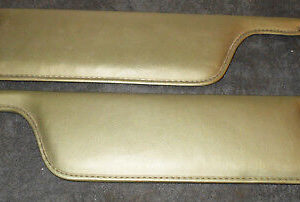 1968 1969 1970 Mustang GT Shelby Cougar Xr7 ORIG IVY GOLD CONVERTIBLE SUN VISORS
