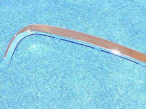 1966 Comet 202 Capri Caliente Cyclone ORIG FRONT LOWER GRILLE LH SURROUND TRIM