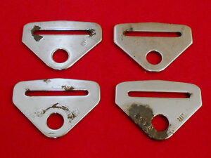 1965 1966 1967 Mustang Fastback Conv GT Cougar Xr7 ORIG FRONT SEAT BELT BRACKETS