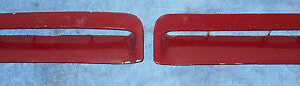 1967 1968 Mustang Fastback GT GTA Conv ORIG HOOD LH+RH TURN SIGNAL INSERT BEZELS