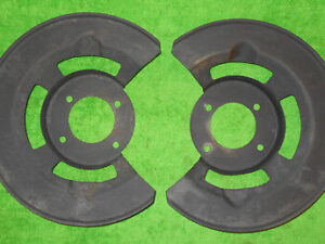 1967 Mustang Fastback Convert GT GTA Shelby Cougar ORIG DISC BRAKE ROTOR SHIELDS