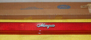1971 Mercury Marquis Brougham NOS REAR CENTER TAIL LIGHT LAMP LENS w NAME PLATE