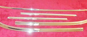 1969 1970 Cougar Xr7 Eliminator ORIG WINDSHIELD TRIM MOLDING SET Show Polished