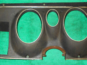1971 1972 1973 Mustang Mach1 Boss Grande ORIG DELUXE DASH GAUGE PANEL TRIM BEZEL