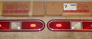 1961 Mercury Meteor 600 2D or 4D Sedan NOS LH+RH REAR TAIL LIGHT LAMP LENSES wBU