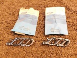 1979-1981 Ford LTD Crown Victoria NOS LTD FENDER EMBLEMS ORNAMENTS NAME PLATES