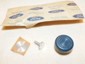 1971 1972 Ford Mustang Torino Galaxie Cougar Cyclone NOS BLUE WINDOW HANDLE KNOB