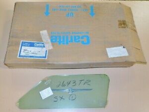 1973-1976 Ford Thunderbird NOS SUN-X RH QUARTER OPERA WINDOW GLASS w/ Silver