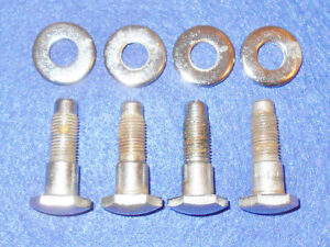 1966 1967 Mustang Fastback Coupe Cnv GT Shelby Cougar ORIG FRONT SEAT BELT BOLTS