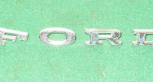 1967 Mustang Fastback Coupe GT GT-A Convertible ORIG HOOD 'FORD' EMBLEMS LETTERS