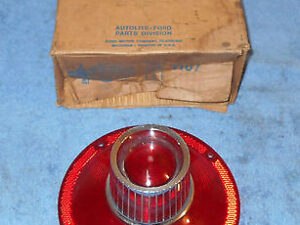 1964 Ford Custom 500 Sedan ORIG NOS REAR TAIL LIGHT LAMP LENS