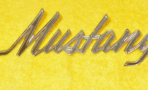 1969 1970 1971 1972 73 Mustang Fastback Coupe Convert Grande ORIG FENDER EMBLEM