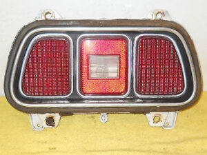 1971 1972 Mustang Mach 1 Fastback Boss Convert Grande ORIG TAIL LIGHT ASSEMBLY