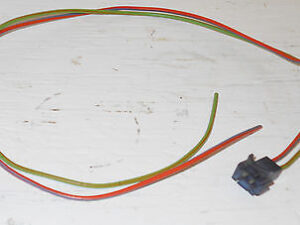 1968 Mustang Fastback Coupe GT Convertible DASH LH TRUNK TAIL LIGHT WIRING PLUG