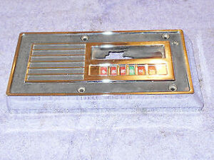1967 1968 Cougar GT GT-E 6.5 Litre ORIG AUTO A/T SHIFTER TRIM BEZEL w/o CONSOLE