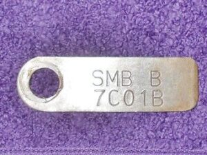 1967 Mustang GT GTA Shelby Cougar Xr7 ORIG SMB B 16:1 MANUAL STEERING BOX TAG