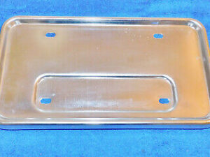 1958 1959 Ford Fairlane Mercury Monterey NOS ACCESSORY LICENSE PLATE FRAME GUARD