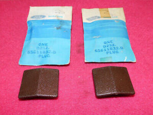 1972 1973 Thunderbird Continental Mark IV NOS TOBACCO SEAT BELT RETRACTOR PLUGS