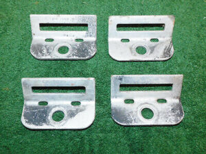 1965 1966 Mustang GT Shelby Falcon Fairlane Galaxie REAR SEAT BELT BRACKETS