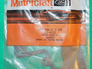 1982 1983 Ford Mustang Mercury NOS 3.3 3.8 2V CARBURETOR SPACER MANIFOLD GASKETS