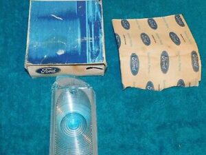 1967 Ford Custom Galaxie 500 XL LTD Fastback Convert NOS LH PARKING LAMP LENS
