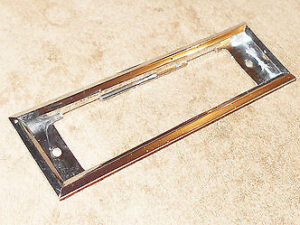 1966 Thunderbird Town Hardtop Landau ORIG REAR SAIL PANEL OPERA LIGHT TRIM BEZEL