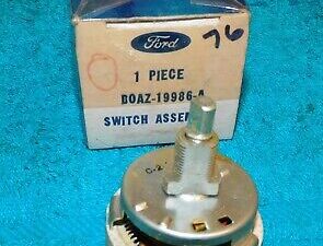 1969-1971 Ford Custom Galaxie XL LTD Monterey NOS HANG-ON A/C FAN BLOWER SWITCH