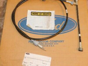 75-79 Ford Torino Cougar 77-79 Thunderbird NOS C4 FMX SPEED CONTROL CABLES KIT