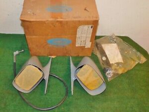 72-76 Mercury Montego MX 76-79 Granada Monarch NOS L+R DUAL RACING DOOR MIRRORS
