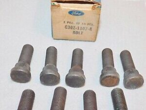 1963-73 Ford Mustang Fairlane Galaxie NOS FRONT DRUM BRAKE WHEEL HUB STUDS BOLTS