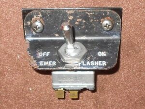 1968 1969 Ford F100 F250 F350 Truck ORIG EMERGENCY FLASHER SWITCH + BRACKETS