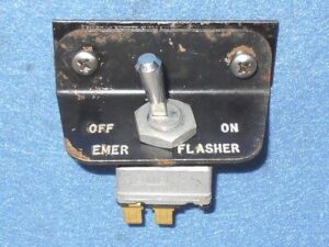 1968 1969 Ford F100 F250 F350 Truck ORIG EMERGENCY FLASHER SWITCH + BRACKETS