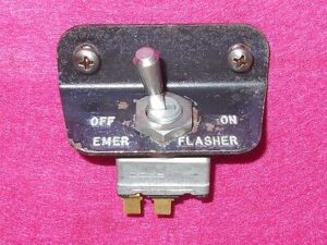 1968 1969 Ford F100 F250 F350 Truck ORIG EMERGENCY FLASHER SWITCH + BRACKET
