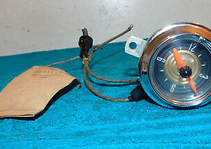 1952 Ford Mainline Customline Crestline Victoria Sunliner NOS ELECT. DASH CLOCK