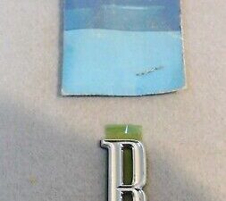 1967-1969 Ford Custom Galaxie 500 LTD NOS R TRUNK LID LUGGAGE DOOR EMBLEM LETTER