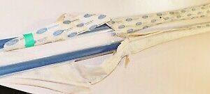 1974-1976 Gran Torino Sport Brougham Hardtop NOS LH+RH BLUE DOOR TRIM MOULDINGS