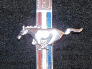 1967 Mustang Fastback Coupe Convertible ORIG LH FRONT FENDER 390 HORSE EMBLEM