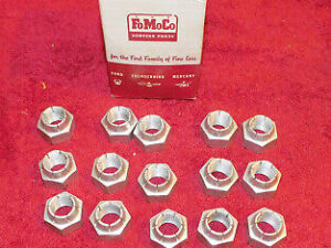 57-72 Ford F P E Series Truck NOS STEERING GEAR SECTOR SHAFT ARM CLAMP LOCK NUTS