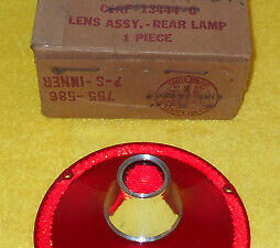 1961 Ford Fairlane 500 Galaxie Vic Sunliner ORIG NOS REAR TAIL LIGHT LAMP LENS