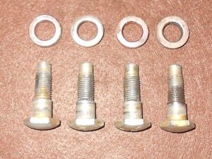 1967 Early 1968 Mustang GT GT-A Cnv Shelby Cougar Xr7 ORIG FRONT SEAT BELT BOLTS