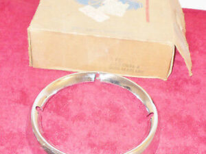 1964-1979 Ford C CT 500 600 700 800 900Truck ORIG NOS HEAD LAMP DOOR TRIM BEZEL
